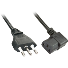 LINDY 30346 tápkábel Fekete 2 M C13 csatlakozó (30346) kábel és adapter