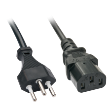 LINDY 30418 Hálózati tápkábel - 3m kábel és adapter