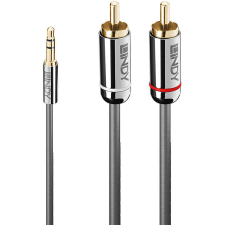 LINDY 35336 audio kábel 5 M 3.5mm 2 x RCA Antracit (35336) kábel és adapter