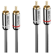 LINDY 35346 audio kábel 2 M 2 x RCA Antracit (35346) kábel és adapter