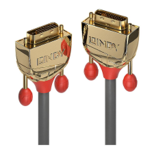 LINDY 36200 DVI kábel 0,5 M DVI-D Szürke (36200) kábel és adapter