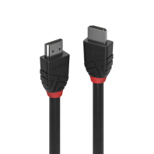 LINDY 36468 Black Line HDMI 2.0 - HDMI 2.0 Kábel 10m - Fekete kábel és adapter