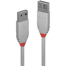 LINDY 36715 USB kábel 5 M USB 2.0 USB A Szürke (36715) kábel és adapter