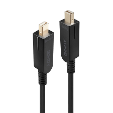 LINDY 38482 Mini DisplayPort 1.4 - Mini DisplayPort 1.4 Kábel 30m - Fekete kábel és adapter