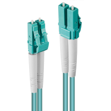 LINDY 46405 száloptikás kábel 150 M LC OM3 Türkizkék (46405) kábel és adapter