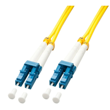 LINDY 47452 InfiniBand és száloptikai kábel 3 M LC Sárga kábel és adapter