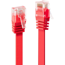 LINDY 5m Cat.6 hálózati kábel Vörös Cat6 (47514) kábel és adapter