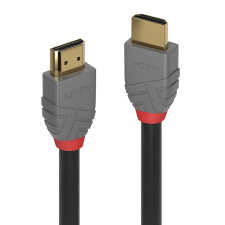 LINDY Anthra Line HDMI 2.0 - HDMI 2.0 Kábel 1m - Fekete kábel és adapter