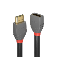 LINDY Anthra Line nagy sebességű HDMI 2.0 kábel 3m Fekete kábel és adapter