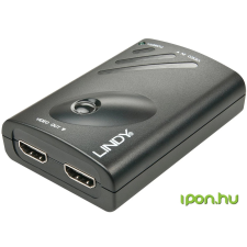 LINDY DisplayPort 1.2/1.2a HDMI Átalakító Fekete 5cm 38409 kábel és adapter