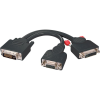 LINDY DVI-I Dual Link Splitterkabel auf VGA und DVI-D M/FF (41218)