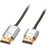 LINDY HDMI Csatlakozókábel [1x HDMI dugó - 1x HDMI dugó] 3.00 m Szürke (41675)