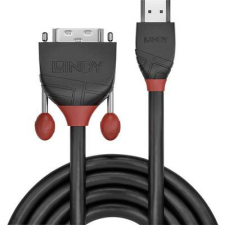 LINDY HDMI / DVI Csatlakozókábel [1x HDMI dugó - 1x DVI dugó, 18+1 pólusú] 3.00 m Fekete kábel és adapter