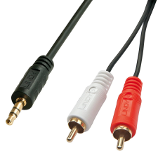 LINDY Jack RCA Átalakító Fekete 20m 35687 kábel és adapter
