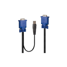 LINDY Kombiniertes KVM- und USB-Kabel 2m (32186) kábel és adapter