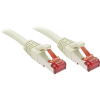 LINDY RJ45 Hálózat Csatlakozókábel CAT 6 S/FTP 1.50 m Szürke Védővel LINDY (47703)
