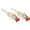 LINDY RJ45 Hálózat Csatlakozókábel CAT 6 S/FTP 2.00 m Szürke Védővel LINDY (47704)