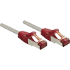 LINDY RJ45 Hálózat Csatlakozókábel CAT 6 S/FTP 2.00 m Szürke Védővel LINDY (47838)