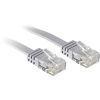 LINDY RJ45 Hálózat Csatlakozókábel CAT 6 U/UTP 1.00 m Szürke Védővel LINDY (47491)