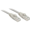 LINDY RJ45 Hálózat Csatlakozókábel CAT 6 U/UTP 3.00 m Szürke Védővel LINDY (45404)