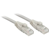 LINDY RJ45 Hálózat Csatlakozókábel CAT 6 U/UTP 7.50 m Szürke Védővel LINDY (45406)