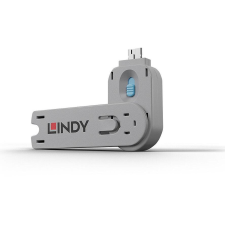 LINDY Schlüssel für USB Port Schloss blau (40622) laptop kellék