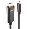 LINDY USB 3.0 Type C HDMI 2.0 Átalakító Fekete 10m 43317