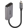 LINDY USB 3.1 Type C HDMI 2.1 Átalakító Fekete-Szürke 11cm 43327
