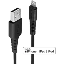 LINDY USB an Lightning Kabel schwarz 3m (31322) kábel és adapter