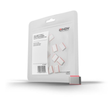 LINDY USB C biztonsági dugó rózsaszín (10db/csomag) (40437 ) (l40437) kábel és adapter