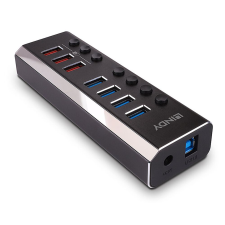 LINDY USB Hub Lindy USB 3.0 4-port (43371) hub és switch