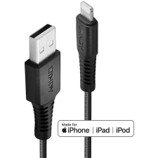 LINDY USB Typ A an Lightning Ladekabel verstärkt 0,5m (31290) kábel és adapter