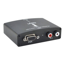 LINDY VGA-HDMI + audio konverter (38165) kábel és adapter