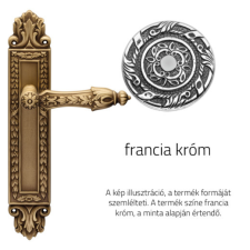 Linea Cali Arcadia francia króm kilincsgarnitúra Pajzsos 1640 PL NF zár és alkatrészei