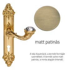 Linea Cali Brilliant Diamond matt patinás Pajzsos kilincsgarnitúra 1527 PL PM zár és alkatrészei