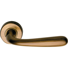 Linea Cali Garda súrolt bronz körrozettás kilincsgarnitúra 670 RB 101 OG zár és alkatrészei