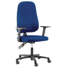 Linea Fabbrica Strike irodai szék karfával, kék forgószék