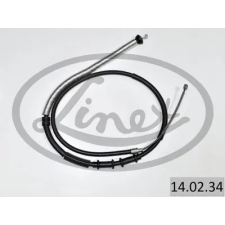 LINEX huzal, rögzítőfék 14.02.34 autóalkatrész