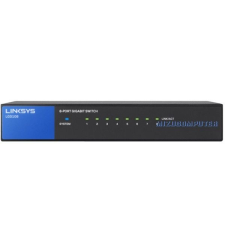 Linksys SMB LGS108 8port 10/100/1000Mbps LAN nem menedzselhető asztali Switch hub és switch