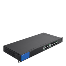 Linksys Switch LGS124P, 24x1000Mbps POE+ (24-Port Business Rack Gigabit POE + Switch) hub és switch