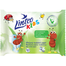 LINTEO Kids Wet Toilet Paper nedves WC papír gyermekeknek 50 db törlőkendő