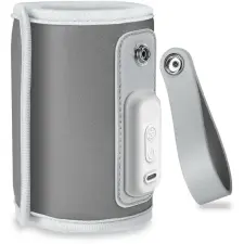 LIONELO Care Thermup Go cumisüveg melegítő Grey Silver 1 db cumisüveg