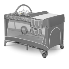  Lionelo Flower multifunkciós utazóágy - Grey Stone utazóágy