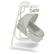 LIONELO Henny 2in1 hinta és pihenőszék - Grey Dove pihenőszék, bébifotel
