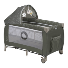 LIONELO Sven Plus multifunkciós utazóágy - Beige Olive utazóágy