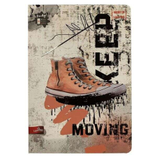 LipaMill Sneakers Premium sima füzet szkennelhető lapokkal - A4 - KEEP MOVING füzet