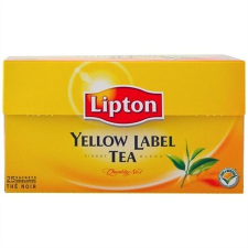 LIPTON Fekete tea, 25x2 g, "Yellow label" tea