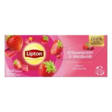 LIPTON Gyümölcstea LIPTON Eper-Rebarbara 20 filter/doboz tea