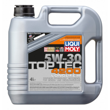 LIQUI MOLY Top Tec 4200 5W-30 Longlife III motorolaj 4L motorolaj