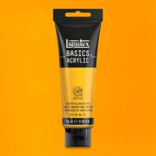 Liquitex Basics akrilfesték, 118 ml - 163, cadmium yellow deep hue akrilfesték
